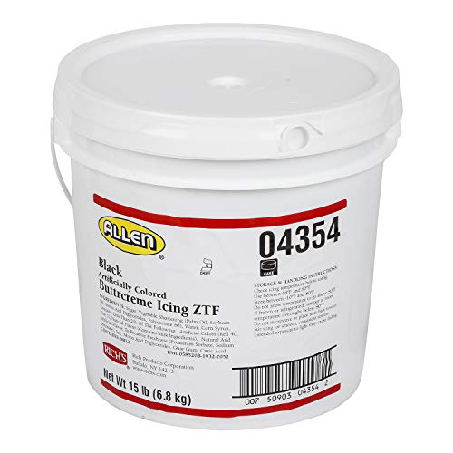 Rich's JW Allen Pre-Whipped Buttrcreme Icing ZTF, Black, 15 lb