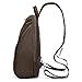 ECOSUSI Women Daypack Outdoor Sling Chest Bag Small Nylon Backpacks for College Girls Fashion Travel Bag, Brown