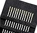 YANEE Gold Eye Side Opening Needles Hand Sewing Easy to Self Threading Embroidery Metal Pin Stainless Steel 12 Pcs in one Pack 3 Size 0.76 x 42 Size 0.76 x 38 and Size 076 x 36 millimeters