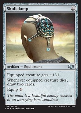 Magic: the Gathering - Skullclamp - Commander 2014