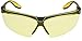 UVEX by Honeywell S3522 Genesis X2 Safety Eyewear, Black and Yellow Frame, Amber Ultra-Dura Hardcoat Lens