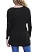 MOLERANI Women's Casual Long Sleeve Round Neck Loose Tunic T Shirt Blouse Tops,Black,2XL