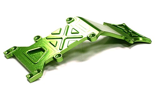 Integy RC Model Hop-ups T4084GREEN Billet Machined Rear Skid Plate for E-Maxx 3903 3908 & T-Maxx 4908 4907 4910