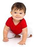 American Apparel Kids Infant Baby Rib Short Sleeve Lap T