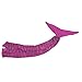 AmyHomie Mermaid Tail Blanket, Crochet Mermaid Blanket for Adults Soft All Seasons Sleeping Blankets Gift for Teen Girls Women(Rainbow,Adults)