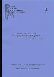 Un  dossier sur "racine carrée" à l'usage des formateurs