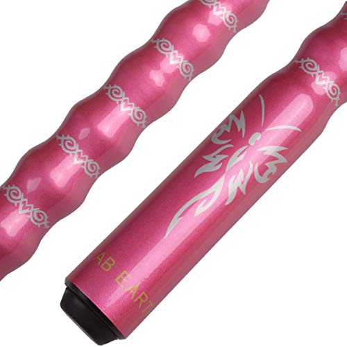 AB Earth 2-Piece 58" Pool Cue/Pool Stick Ergonomic Design Hardwood Canadian Maple 13mm Tip 18-21oz Billiard Cue B1S, Pink 21oz - Thumbnail 7