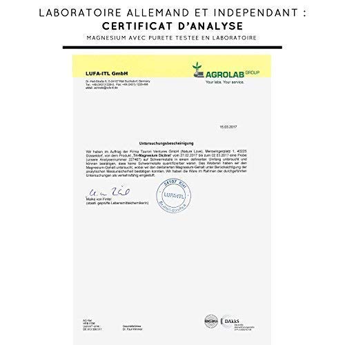 Magnésium – 1500 mg citrate de magnesium, dont 240 mg de magnésium élémentaire par dose quotidienne. 180 capsules gélules. Testé en laboratoire et sans magnésium stearate. Dosage élevé, végan, fabriqué en Allemagne