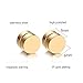 Paxuan Mens Womens Stainless Steel Stud Earrings Non Piercing Clip on Earrings Set