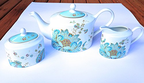 222 Fifth Eliza Spring Teapot, Sugar Bowl & Creamer - Thumbnail 3