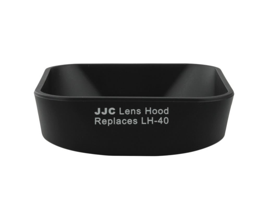 JJC replacement Olympus LH-40 lens hood for Olympus M.ZUIKO DIGITAL 14-42mm 1:3.5-5.6 II & M.ZUIKO DIGITAL 14-42mm 1:3.5-5.6 II (R)