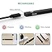 Active Stylus Pen, Ciscle Capacitive Stylus Digital Pen with High-Precision Conductive Plastic Tip for iPad, iPad Pro/iPad Mini/iPad Air, iPhone, Android Tablets and Other Touch Screen Devices-Black