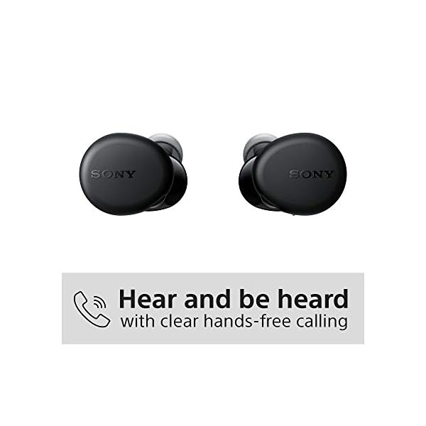 Sony-WF-XB700-Truly-Wireless-Bluetooth-Headphones-with-Extra-Bass-up-to-18h-battery-life-splash-and-sweat-resistance-Built-in-Mic-and-Voice-Assistant-Black Sony WF-XB700 Wireless Bluetooth Headphones, 18 Hours Battery Life and Quick Charge and Voice Assistant Compatible…