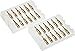 Amazon Basics 24k Gold Connector Banana Plugs, 24 Pack (12 Red, 12 Black)