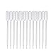 BEARHORN 1ml Plastic Disposable Graduated Transfer Pipettes Pack of 100