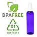 Plastic Spray Bottles Empty 4 oz 10 Pack with Fine Mist Sprayers PET BPA Free Materials Great for Essential Oil Sprays