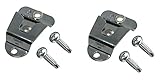 2 New Motorola OEM HLN9073B Mobile Mic Hang Clip with Screws For Mobile Two Way Radio Microphones CDM1250 CDM750 GTX800 GTX900 GM300 M1225 SM50 SM120 CM200 CM300 PM400 Maxtrac