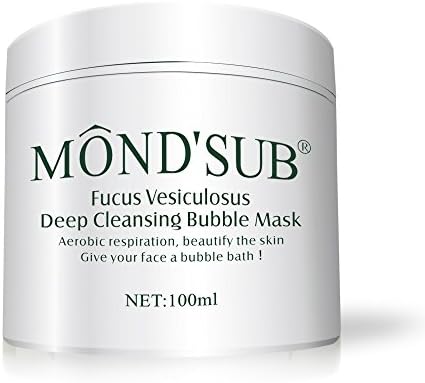 Carbonated Bubble Clay Mask Deep Cleansing Face Mask,Facial Cleanser,Remove Blackhead, Acne Purifying Pores, Face Care,Plant Cleaning Mask,100g
