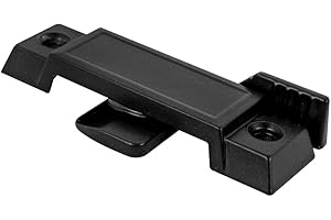 Prime-Line F 2589 Sash Lock for Vertical and Horizontal Sliding Windows – Replace Broken Sash Locks for Additional Home Security, 2-1/4” Mounting Hole Centers, Black Diecast (Single Pack)