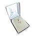 TrueFaithJewelry 14KT Gold Plated Sterling Silver Star of David Cross Pendant Two-Tone Necklace Religious Jewelry, 5/8 Inch