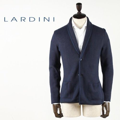 Amazon ネイビー C75 S Lardini ラルディーニ メンズ 2b ショールカラージャケット Jelg3bcs Ps462 3 ネイビー コート ジャケット 通販