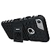 Fetrim case for iPhone 7 Rugged Dual Layer Shockproof TPU Case Protection Cover for Apple iPhone 7/8 with Built-in Stand (Black)