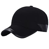 Men's Fall Winter Warm Woolen Peaked Baseball Cap Hat With Earmuffs Ear Flap
