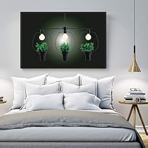 Floating Framed Canvas Wall Art for Living Room, Bedroom Droplight Canvas Prints for Home Decoration Ready to Hang - 16x24 inches