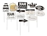 Wedding Props on a Stick,12 per pack
