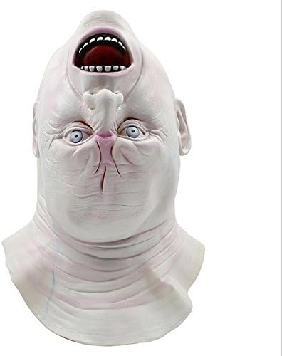 Creepy Novelty Halloween Costume Party Latex Upside Down Full Head Mask