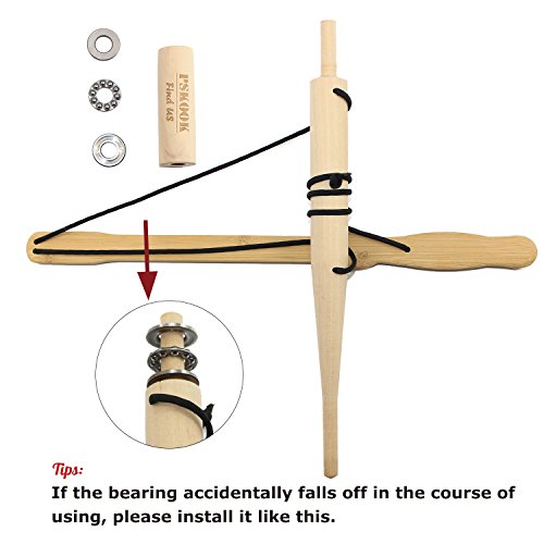 PSKOOK Bow Drill Kit Fire Starter Primitive Wood Survival Practice