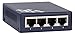 Huacomm 5-Port Smart 10/100Mbps PoE+ Switch with 4 PoE Ethernet Ports | IEEE 802.3af/802.3at | Sturdy Metal | Plug-and-Play | Desktop | 65W PoE Budget | Unmanaged | HC1705P