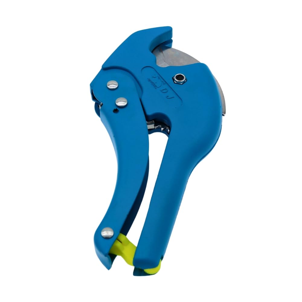PPR Pipe Cutter 42 mm 1-5/8 Inch Professional Pipe Cutter for PVC Pipe, PEX Pipe and Plastic Pipes, One-Hand Quick Cutting Tool for Pipe