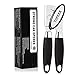 Can Opener Manual Smooth Edge - Heavy Duty Stainless Steel Black Easy Use For Seniors and Arthritis By Topeer