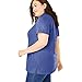 Woman Within Women's Plus Size Perfect Short-Sleeve Polo Shirt - 1X, Black