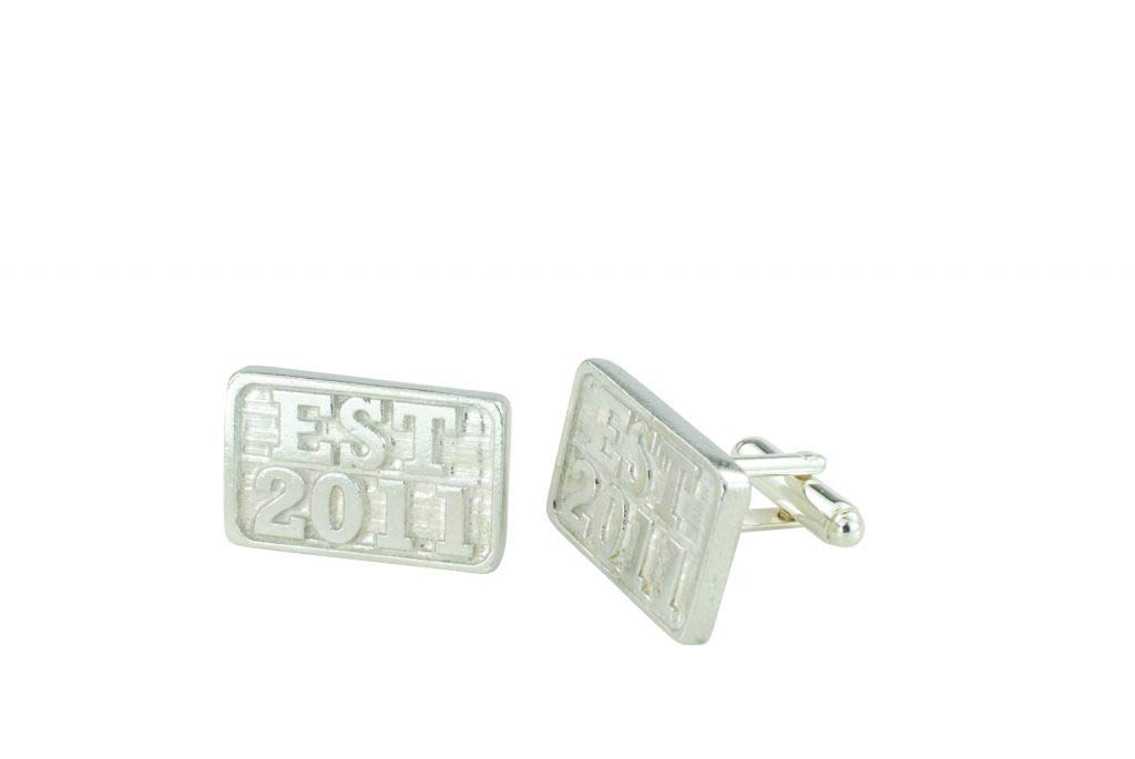 Establised Year 2011 EST Anniversary Cufflinks