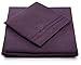 Cosy House Collection Everyday 1500 Series Bed Sheet Set - Ultra Soft & Cool Hotel Bedding - Deep Pocket - Wrinkle, Stain and Fade Resistant - 4 Piece Set (King, Purple)