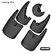 oEdRo Mud Flaps Compatible with 2009-2018 Dodge Ram 1500 & 2010-2018 Ram 2500/3500 (NOT for Models with OEM Fender Flares), Full Set 4pc Splash Mud Guards