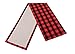 Lanpn Christmas Buffalo Check Plaid Table Runner (Black and Red)