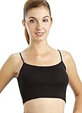 ANNY Women's Basic Stretch Cropped Camisole