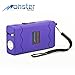 Monster Stun Gun Flashlight – 25 Million Volts – Rechargeable Flashlight Stun Gun Combo with Disable Pin and Holster, Purple