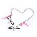 Micnaron Premium Stainless Steel Chain and Bells Clips for Sports and Role Play