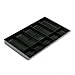 Buddy Products Coin and Bill Tray, 10 Compartments, Plastic, 9.25 x 1.625 x 15.125 Inches, Black (0533-4)