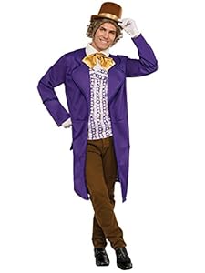 Rubie's Costume Co Chocolate Factory Deluxe Willy Wonka Costume, Multi, Standard