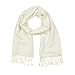 PASKMLNA Beautiful Solid Colors Luxurious Pashmina Scarf Perfect Party Favor (XW-3A offwhite)