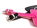 Just Married The Bride and The Groom Wedding Honeymoon Luggage tags Set of 2 by Express Novelties Pink/Black