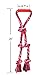 BINGPET Safe Durable Braided Dog Cotton Rope Toy Soft Tough Assorted Chew Toys for Medium Dogs