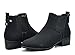 DREAM PAIRS SOFTEE Women's Stylish Faux Nubuck Elastic Side Panel Western Ankle Booties