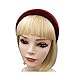 Epomay Women Thick Velvet Headbands - Wide Padded Hair Hoops Alice Bands Hair Accessories (2pack Classic Colors)