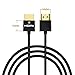 HDMI Cable 10ft HDMI Cord Ultra-Slim with 90 Degree HDMI Adapter & Cable Ties, 4K HDMI Cable High Speed for Ethernet, PS4, 1080P, Xbox One, 3D, PC-2 Pack by PERLESMITH